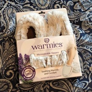 Warmies lavender slippers